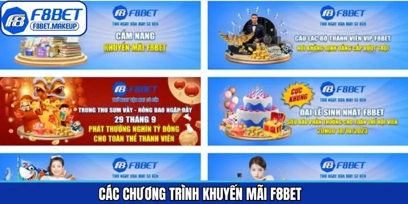 Chương trình khuyến mãi F8BET không nên bỏ lỡ