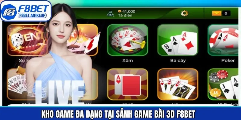 Những siêu phẩm đáng thử sức nhất trên game bài 3D F8BET